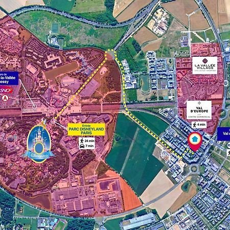 Disneyland-Paris 7 Pers, Netflix, Wifi, 2 Parking شيسي المظهر الخارجي الصورة