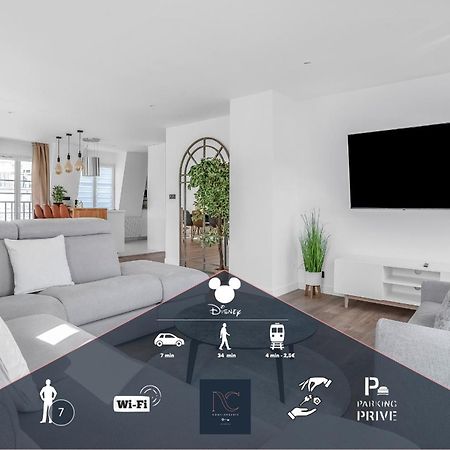 Disneyland-Paris 7 Pers, Netflix, Wifi, 2 Parking شيسي المظهر الخارجي الصورة
